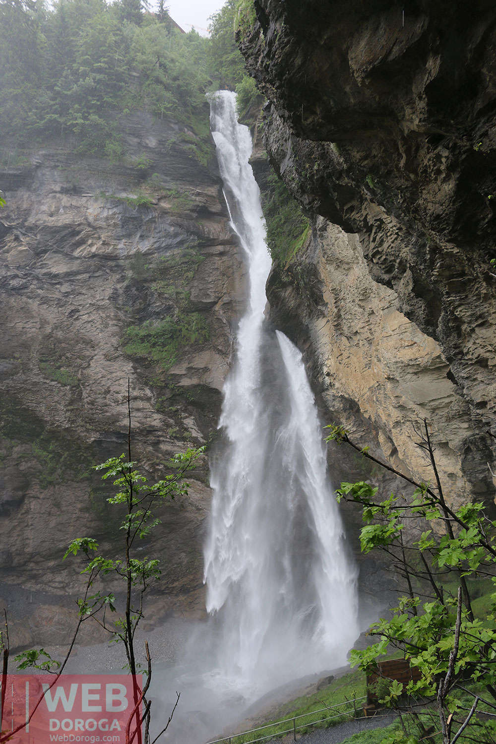 Рейхенбахский водопад Швейцария смотровая площадка